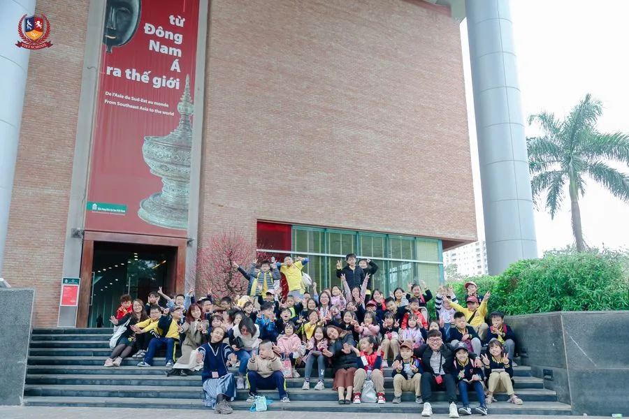 VIETSCHOOL VÀ SỨ MỆNH ĐÀO TẠO CÔNG DÂN TOÀN CẦU MANG BẢN SẮC VIỆT NAM Trải nghiệm tại Bảo tàng dân tộc học Việt Nam