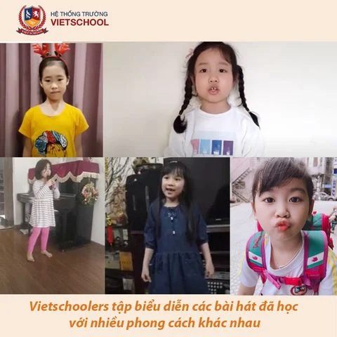 Cùng Vietschoolers biểu diễn các ca khúc đã học với nhiều phong cách khác nhau