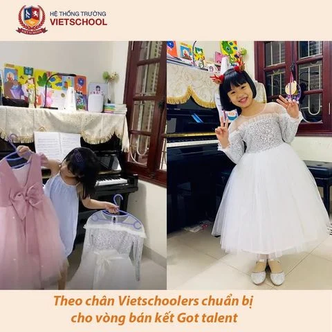“Đột nhập” hậu trường chuẩn bị cho vòng bán kết Got talent của các Vietschoolers