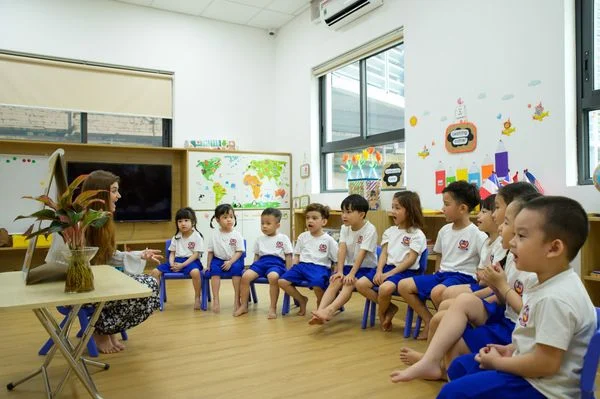 Khám phá cơ sở vật chất xứng tầm quốc tế tại Mầm non Vietschool Triều Khúc