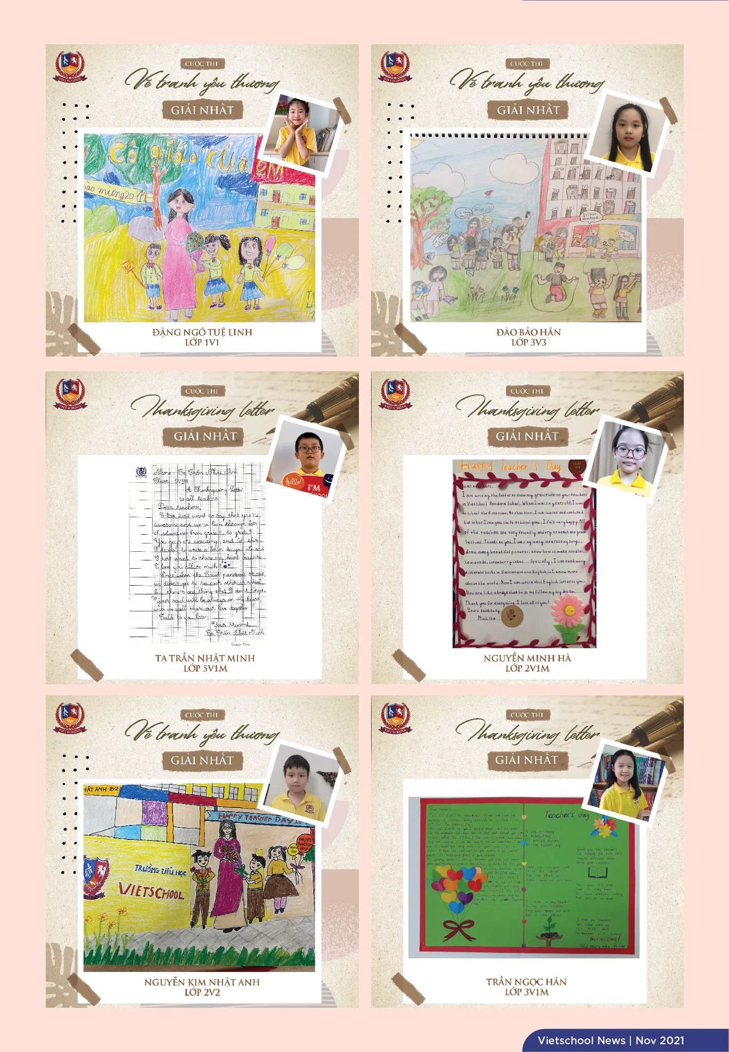 BẢN TIN VIETSCHOOL NEWS THÁNG 11.2021