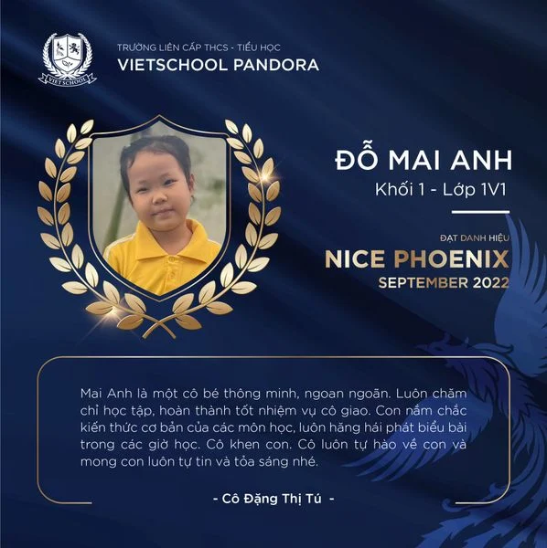 VINH DANH NGÔI SAO THÁNG 9 NĂM HỌC 2022--2023