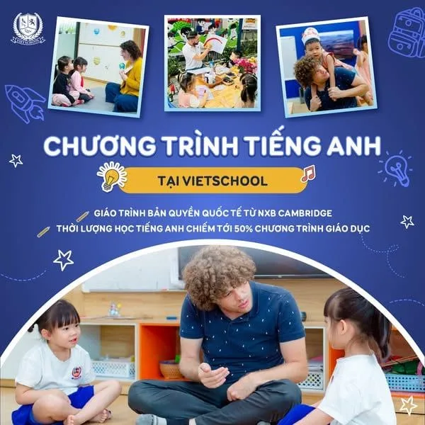 Tổng quan chương trình tiếng Anh tại Mầm non Vietschool