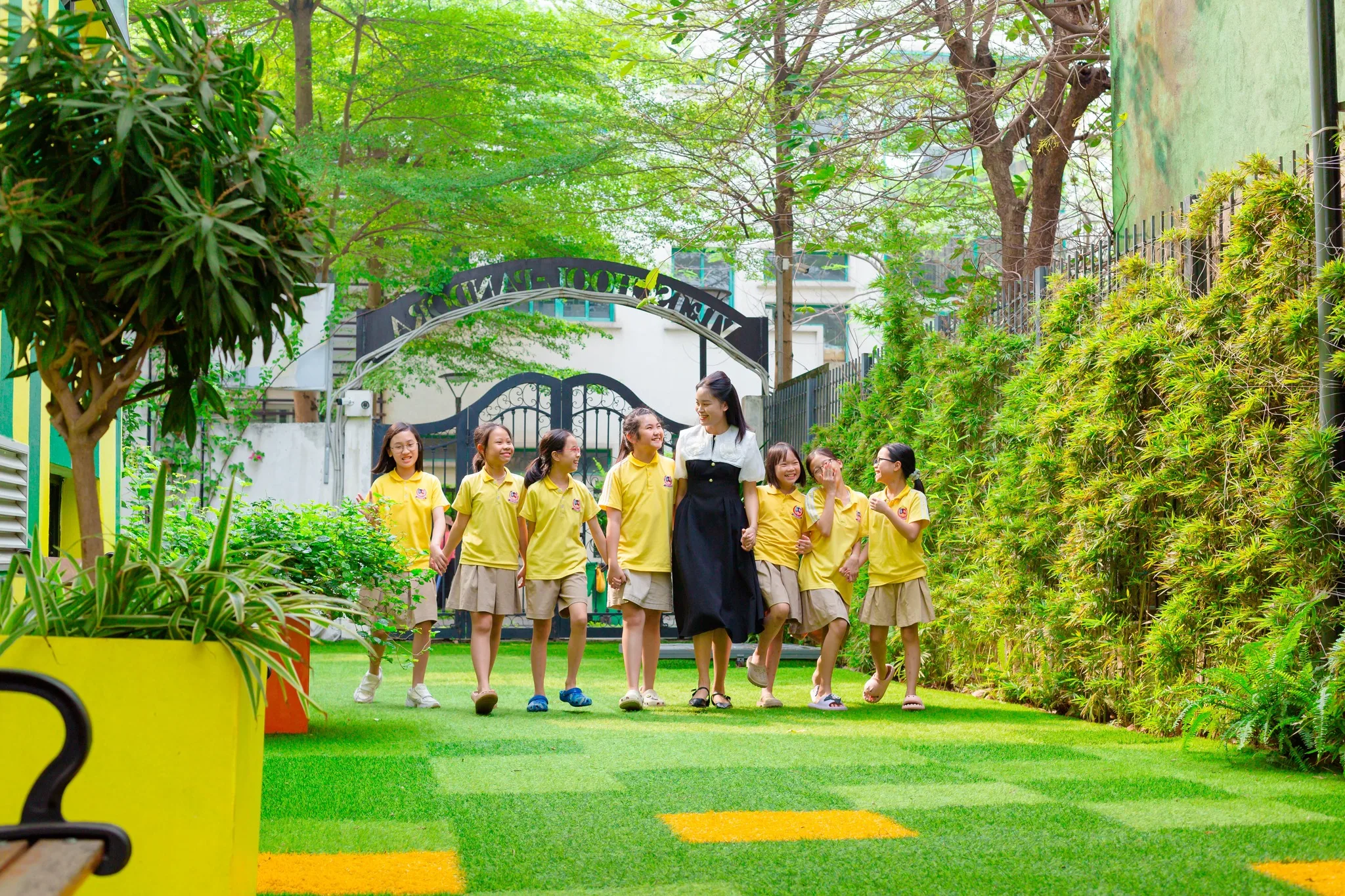 Không gian trường học thân thiện ngập tràn ánh sáng