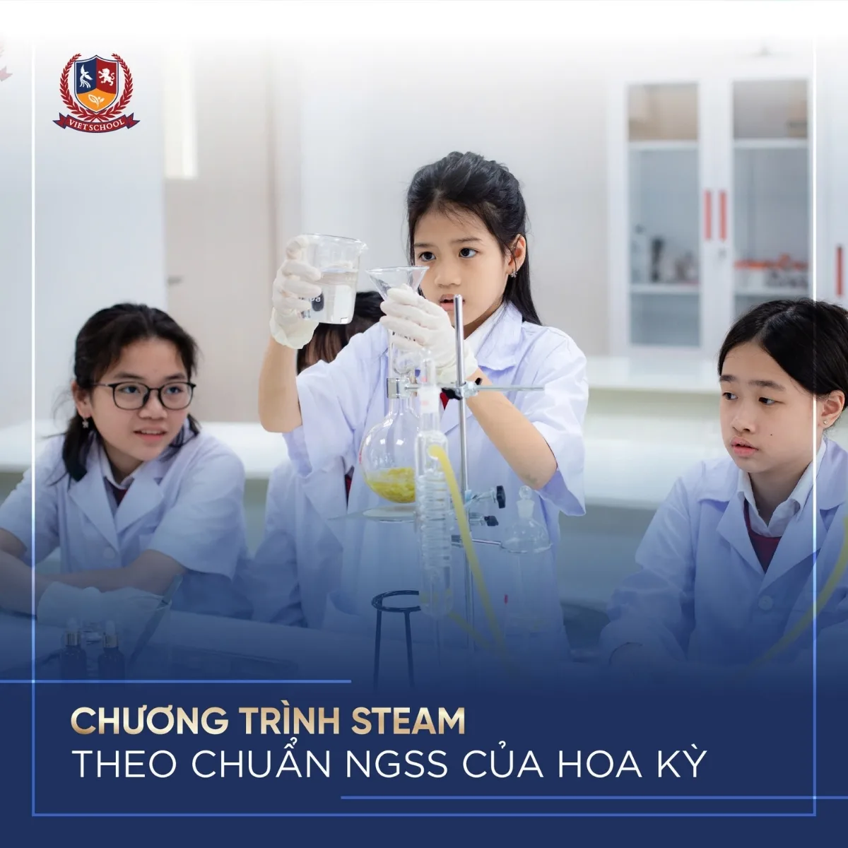Chương trình giáo dục STEAM của Vieetschool theo chuẩn NGSS Hoa Kỳ