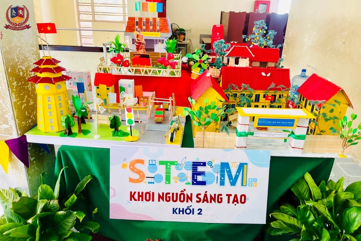 Sản phẩm STEM tiểu học là kết quả của quá trình tư duy sáng tạo, khám phá và giải quyết vấn đề
