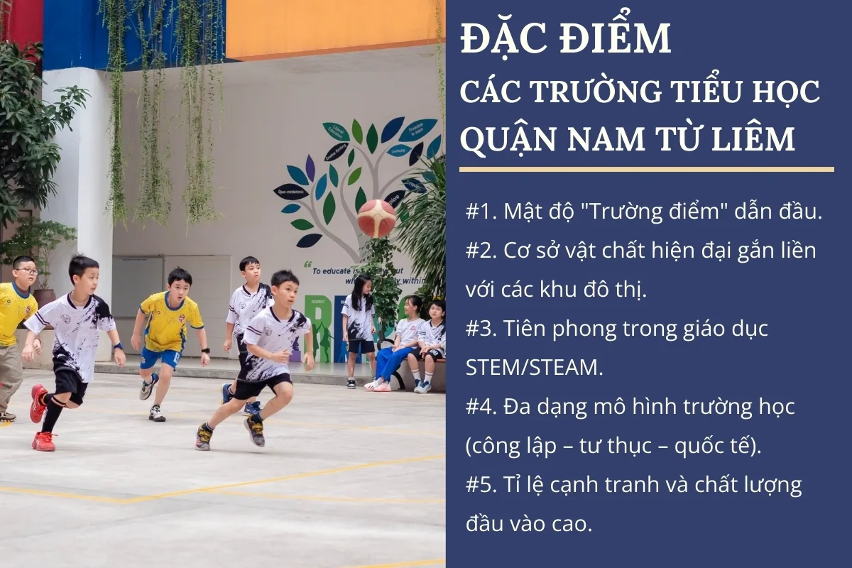 5 yếu tố then chốt tạo nên uy tín, sức hút của các trường tiểu học Nam Từ Liêm
