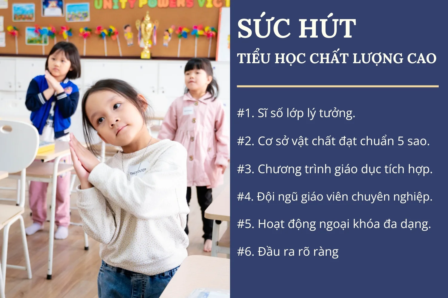 sức hút đặc biệt của các trường tiểu học chất lượng cao