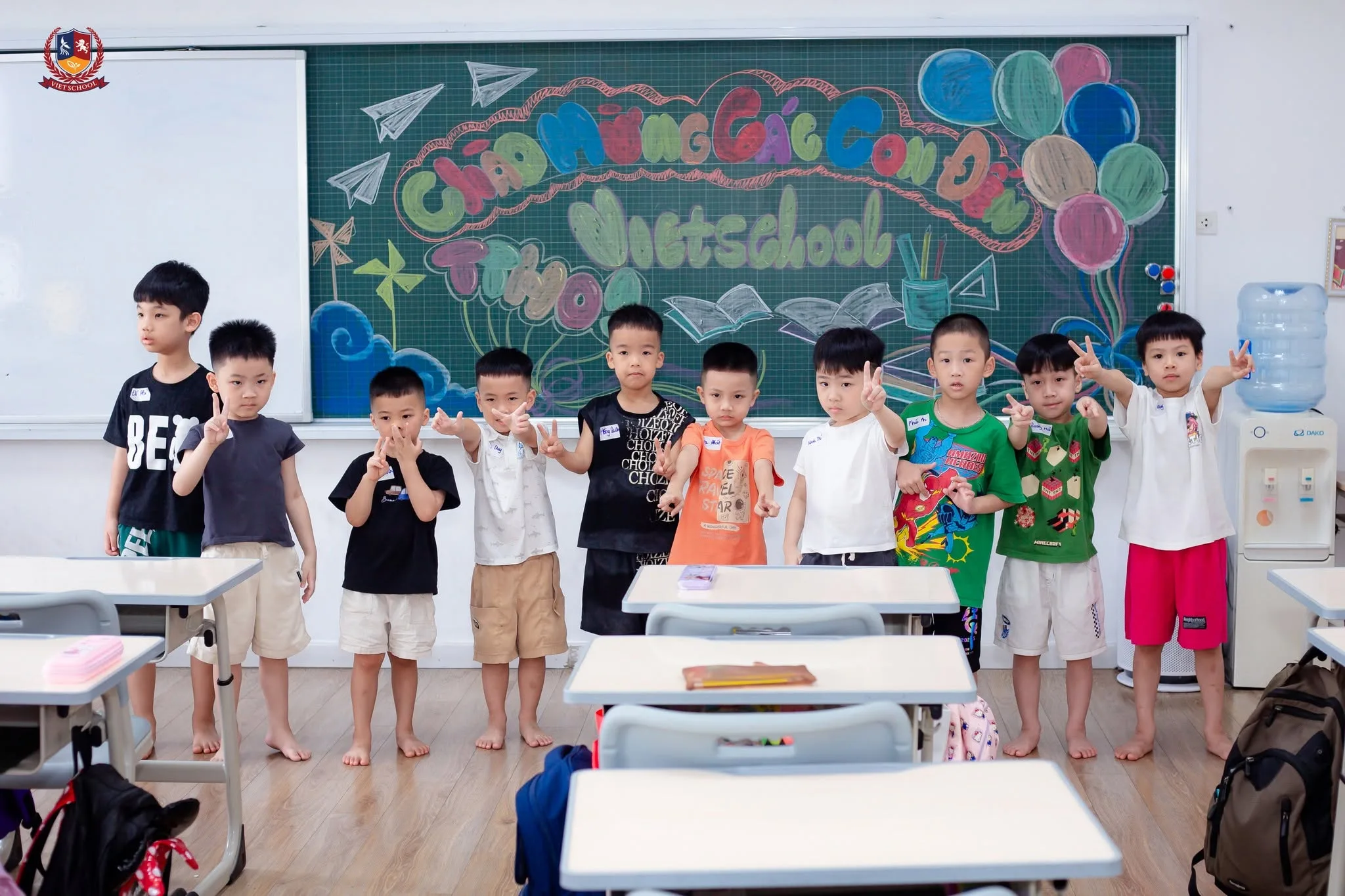 Vietschool đồng hành cùng bé trong giai đoạn tiền tiểu học