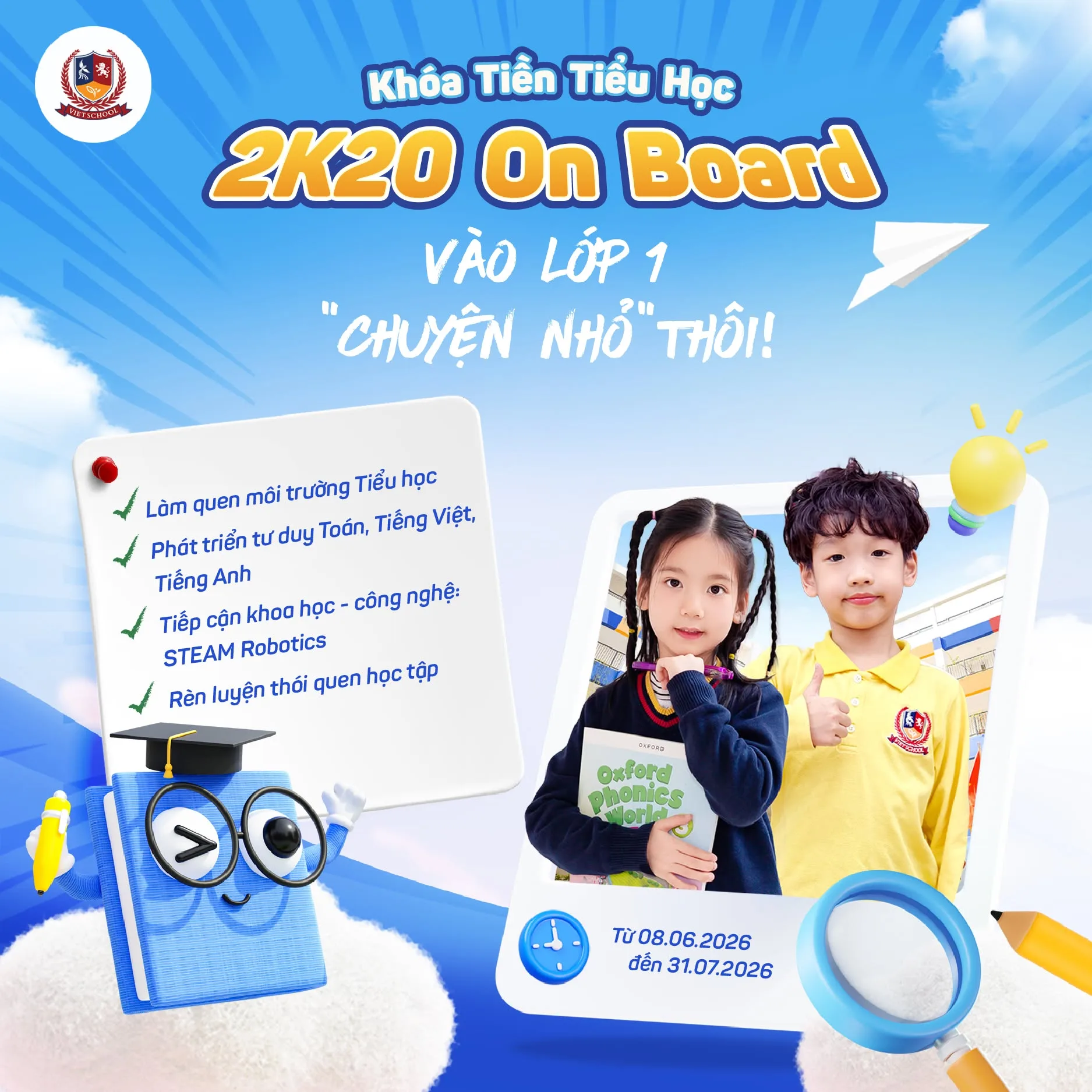 Khóa Tiền tiểu học Vietschool