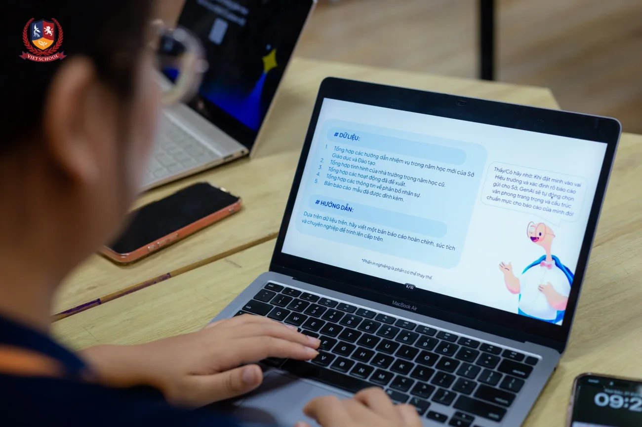 KHI THẦY CÔ BIẾN AI THÀNH TRỢ LÝ, ĐỒNG HÀNH CÙNG VIETSCHOOLERS LÀM CHỦ AI THAY VÌ ĐỂ AI LÀM CHỦ MÌNH